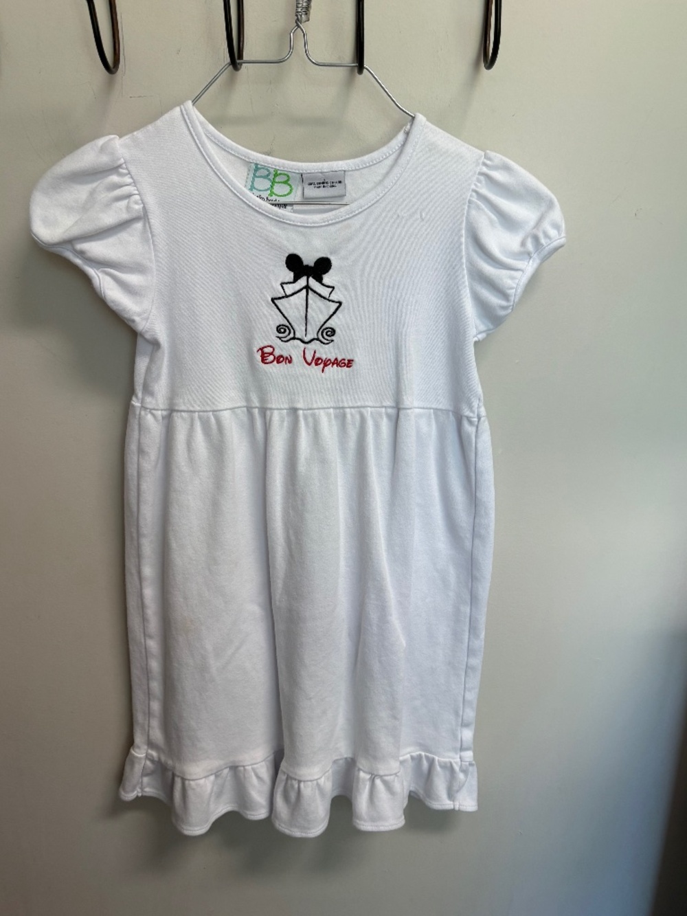 Disney 'Bon Voyage' Mickey Mouse Nautical Cruise Dress Size 8